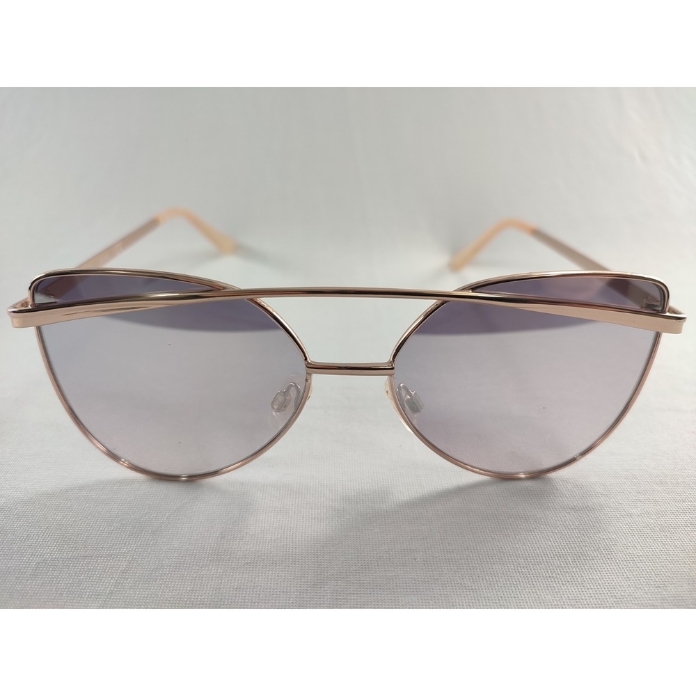 Guess‎ GFC332 28T Rose Gold Cat Eye Sunglasses Purple Gradient 56-16-140